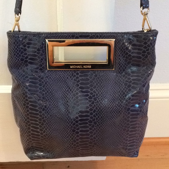Michael Kors Handbags - MICHAEL KORS Snake Print Crossbody & Clutch Purse